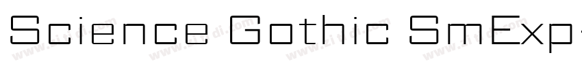 Science Gothic SmExp字体转换